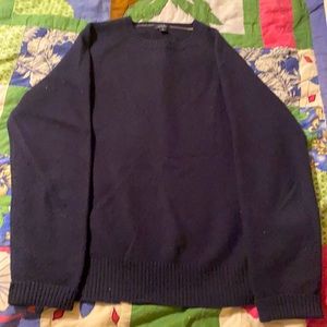 J Crew Navy blue Lambswool sweater
